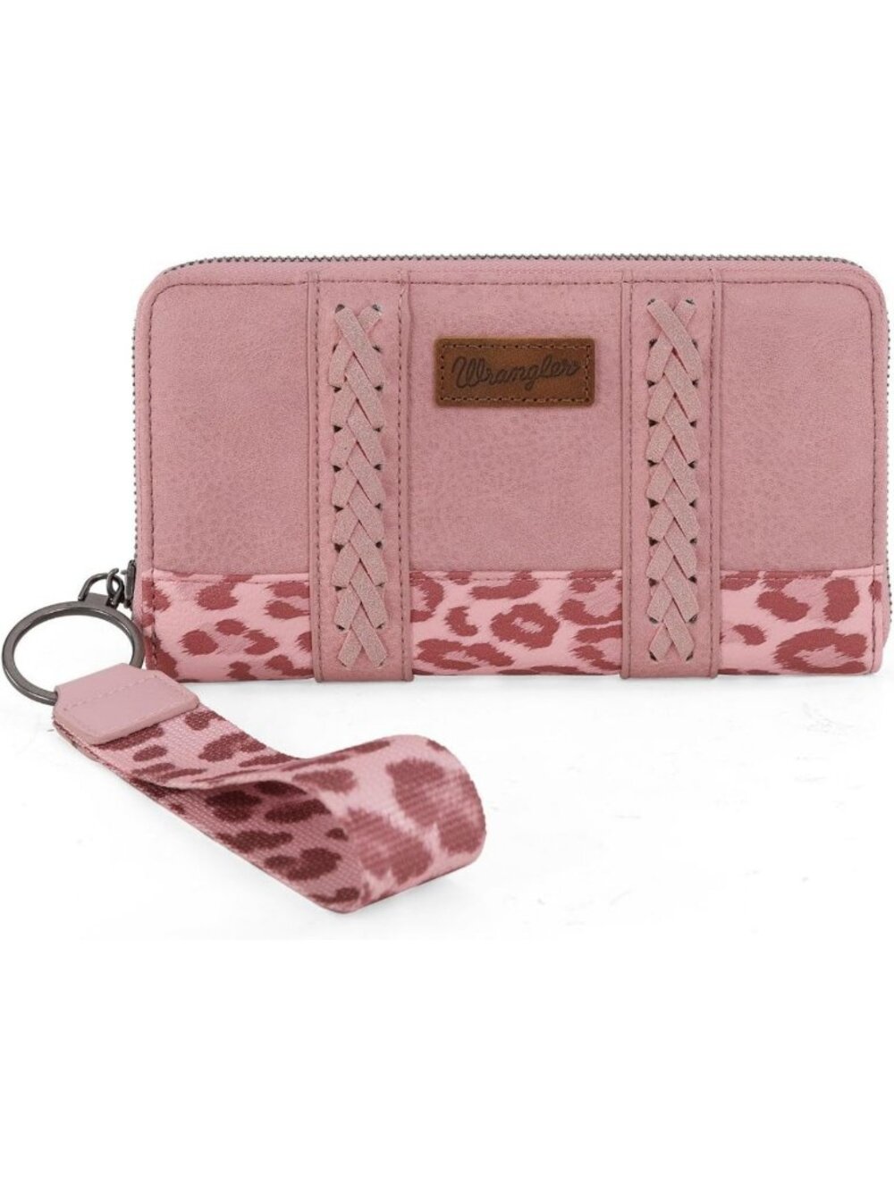 Leopard Print Women's Wallet - Western Wristlet, Card Case & Money Organizer